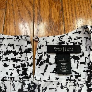 White & black romper